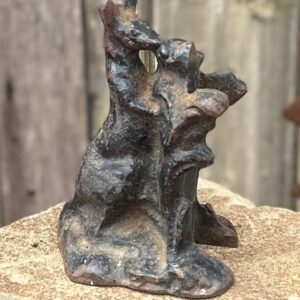 Antique - Australian, cast iron, Kangaroo door stop.
